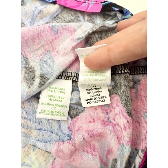 Lilly Pulitzer Womens Onyx Earned Stripes Damalia Knit Pajama Tank Size XXL NWT - Picture 8 of 8